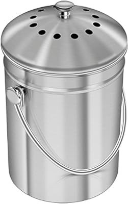 Utopia Kitchen Compost Bin for Kitchen Countertop - 1.3 Gallon Compost Bucket for Kitchen with Li... | Amazon (US)