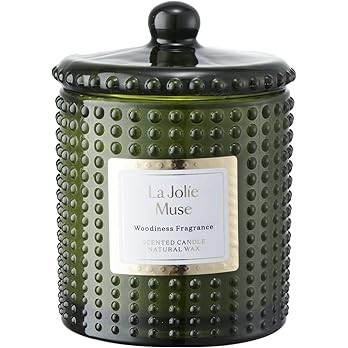 LA JOLIE MUSE Scented Candles, Holiday Candles for Home Scented, Woodiness Fragrance, Natural Soy... | Amazon (US)