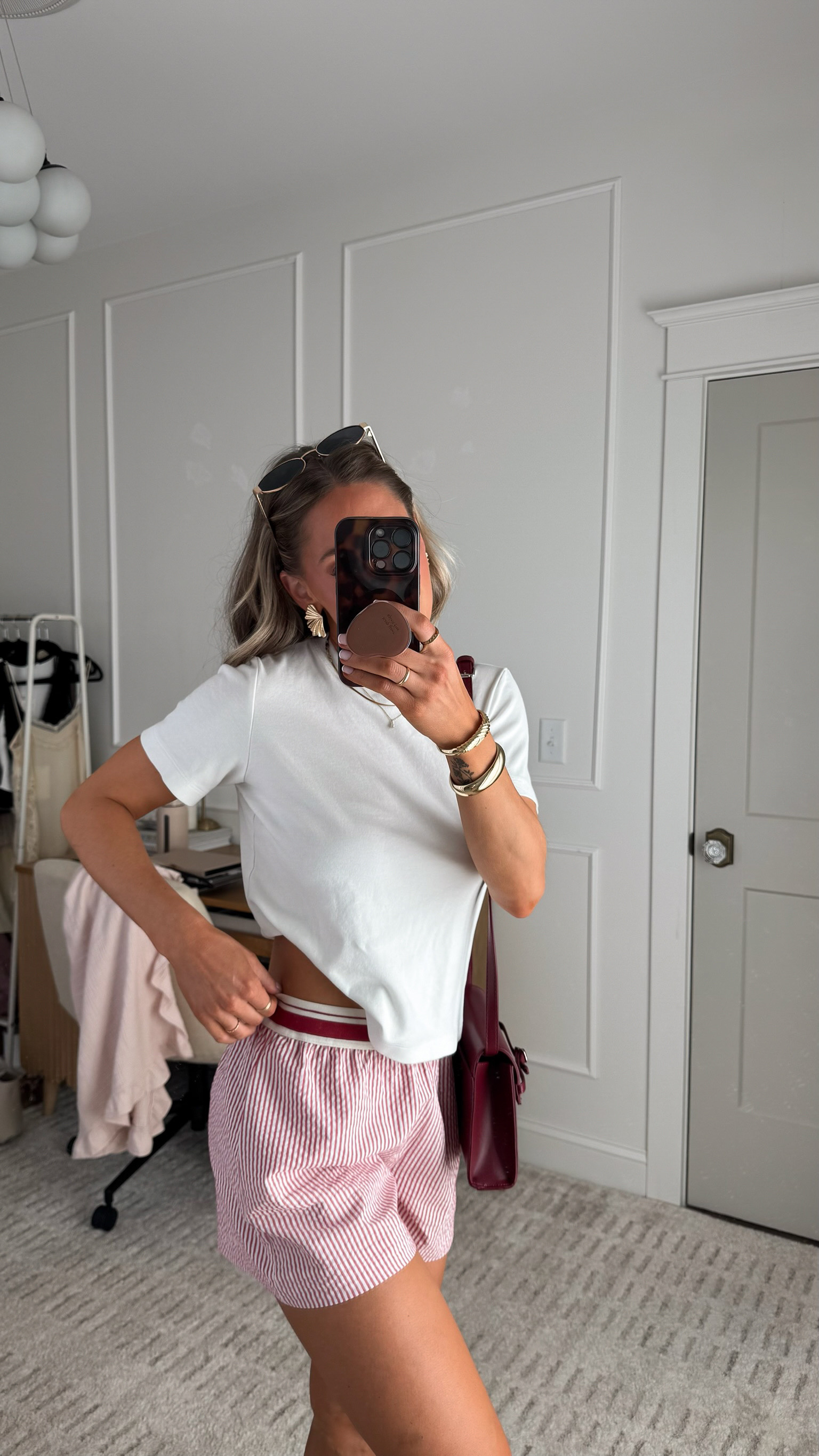 Comfy Lounge Outfit for warmer weather! Got these shorts from ZARA and I am actually SO glad I grabbed them. I can def see myself bringing these to camp & lounge around the house in all summer. Wearing a size small.  

 

#LTKSeasonal #LTKFindsUnder100 #LTKStyleTip