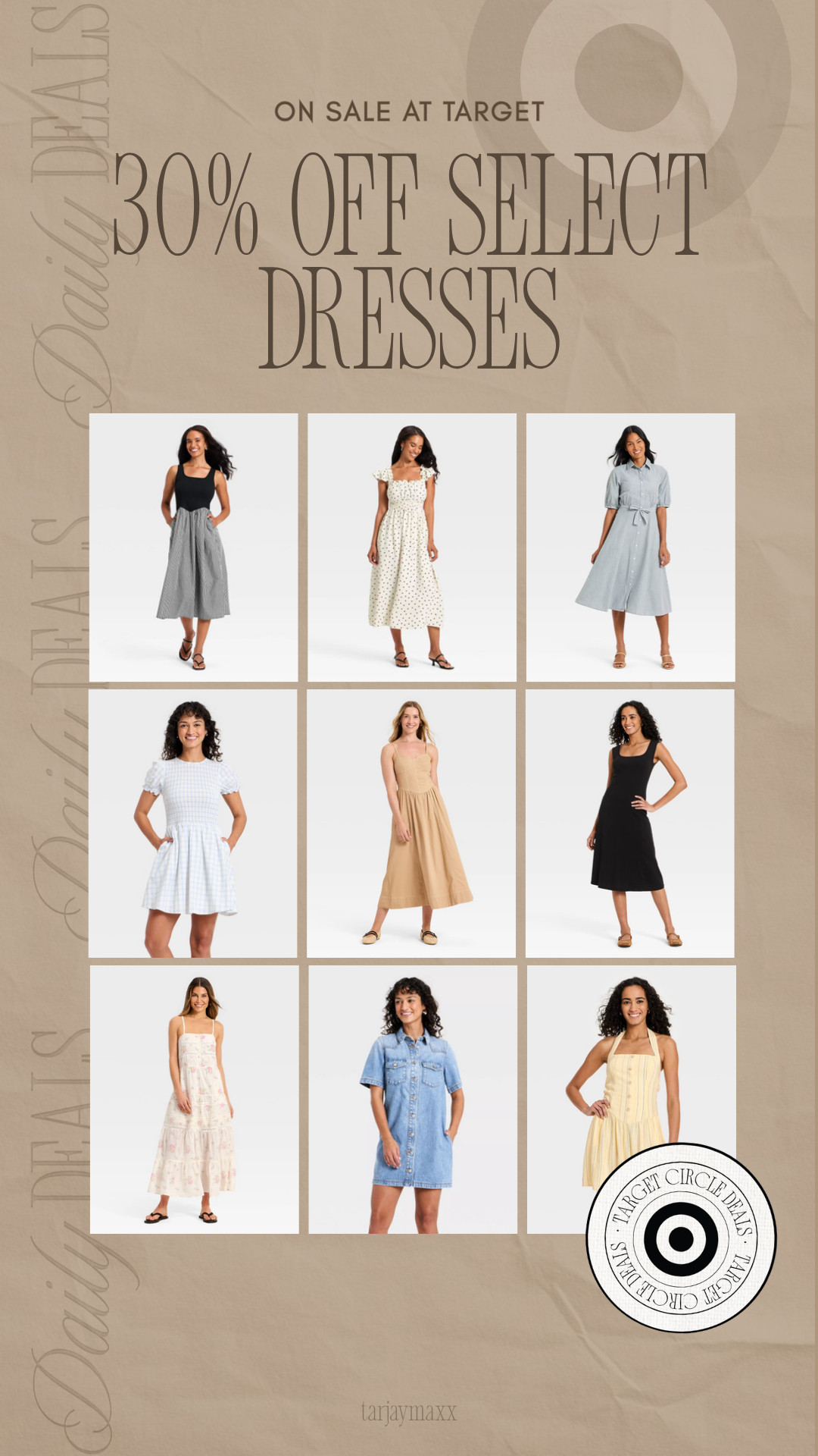 30% off dresses at target right now and these are actually such good spring options! Easy throw on pieces for work, brunch, or anything coming up.
spring outfits 2026, easter dress women, easter outfits women, date night outfits, easter basket ideas, vacation outfits beach, spring dresses, plus size fashion, work outfits, country concert outfits, target dresses, casual spring outfits, brunch outfits, everyday dresses, affordable fashion 

 #LTKgrwm #LTKootd #LTKWorkwear