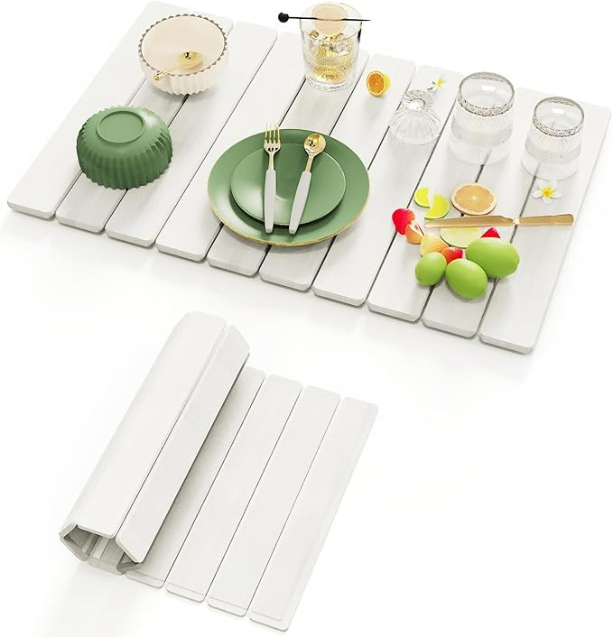 Stone Drying Mat for Kitchen Counter, Large Collapsible Stone Dish Drying Mat,Ultra Absorbent Dia... | Amazon (US)