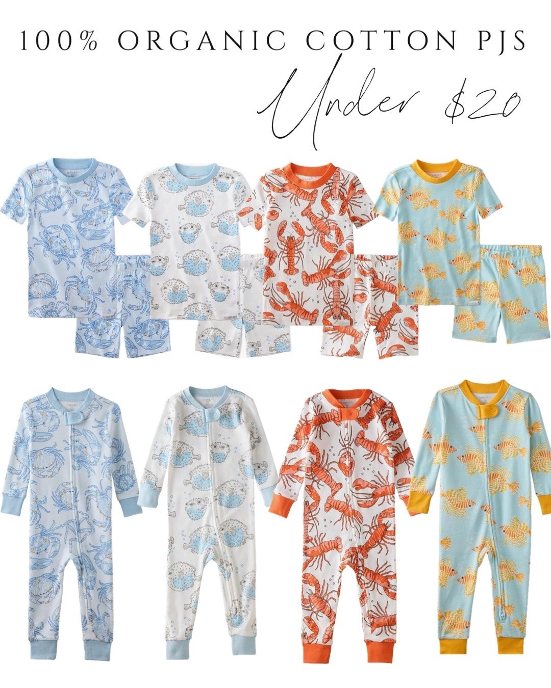 100% organic cotton pjs for babies and toddlers!