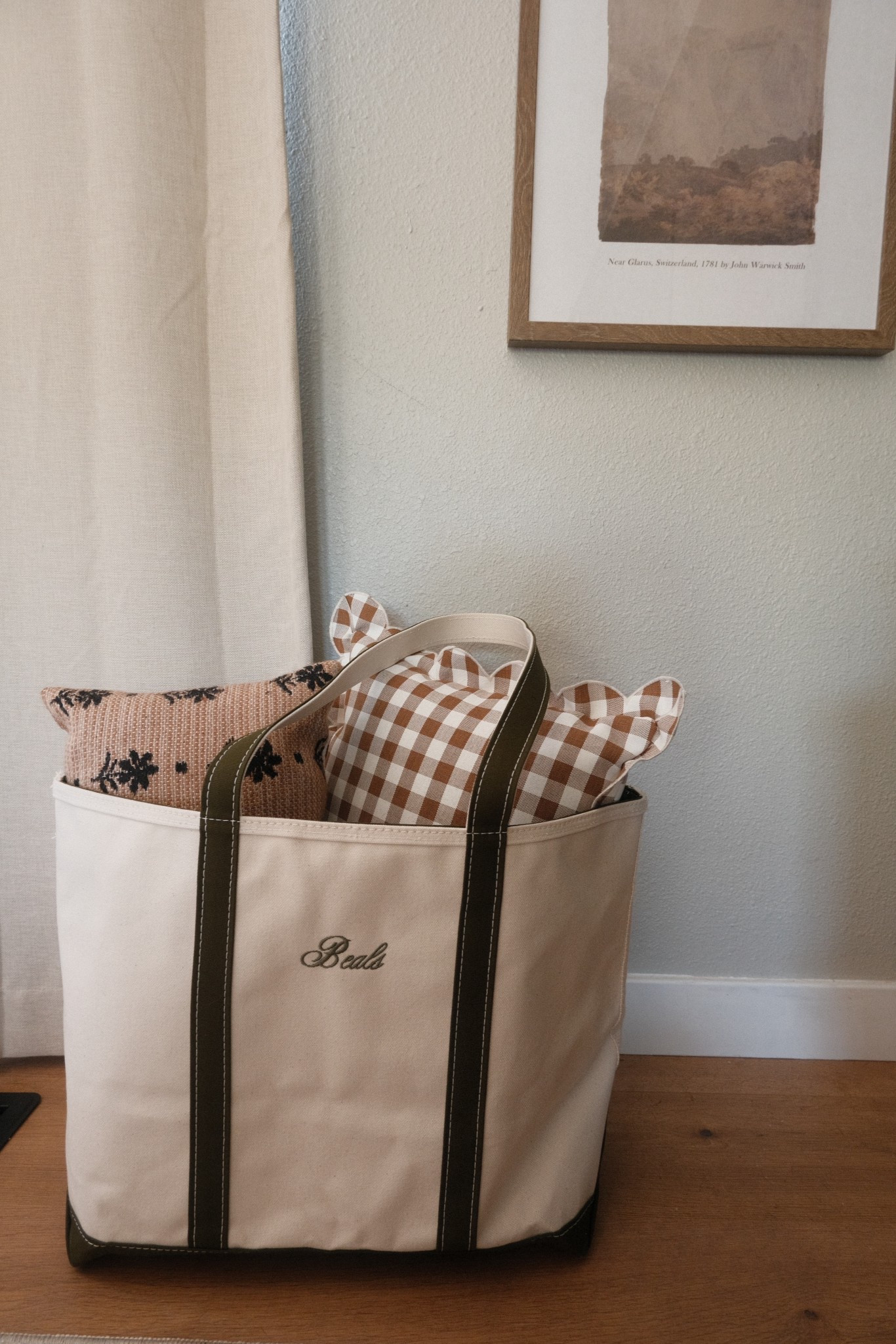 MY LL BEAN BOAT AND TOTE:
Size: large 
Handles: long 
Color: antique olive
Font: thin script
Font / thread color: olive

#LTKFamily #LTKTravel #LTKSeasonal