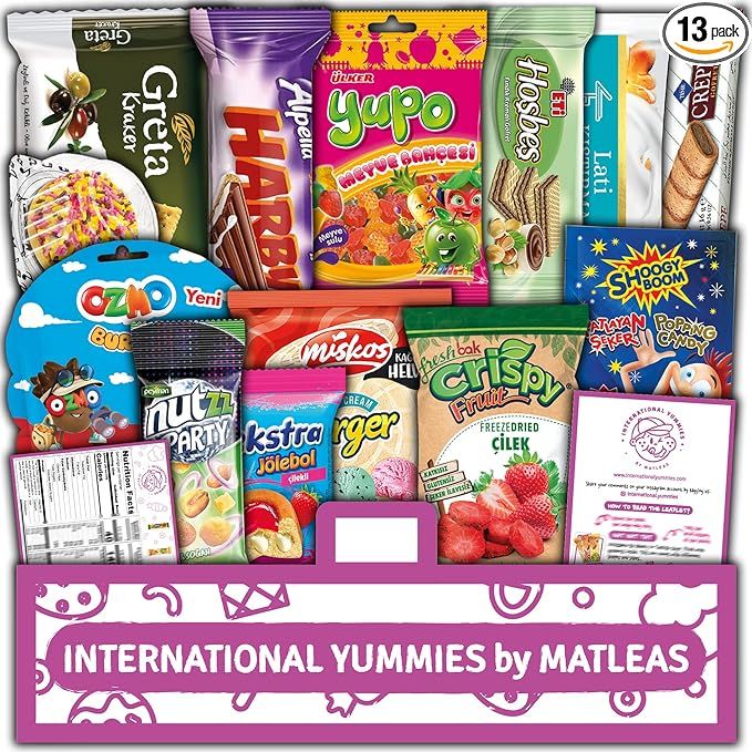 Midi International Snack Box | Premium Exotic Foreign Snacks | Unique Snack Food Gifts Included |... | Amazon (US)