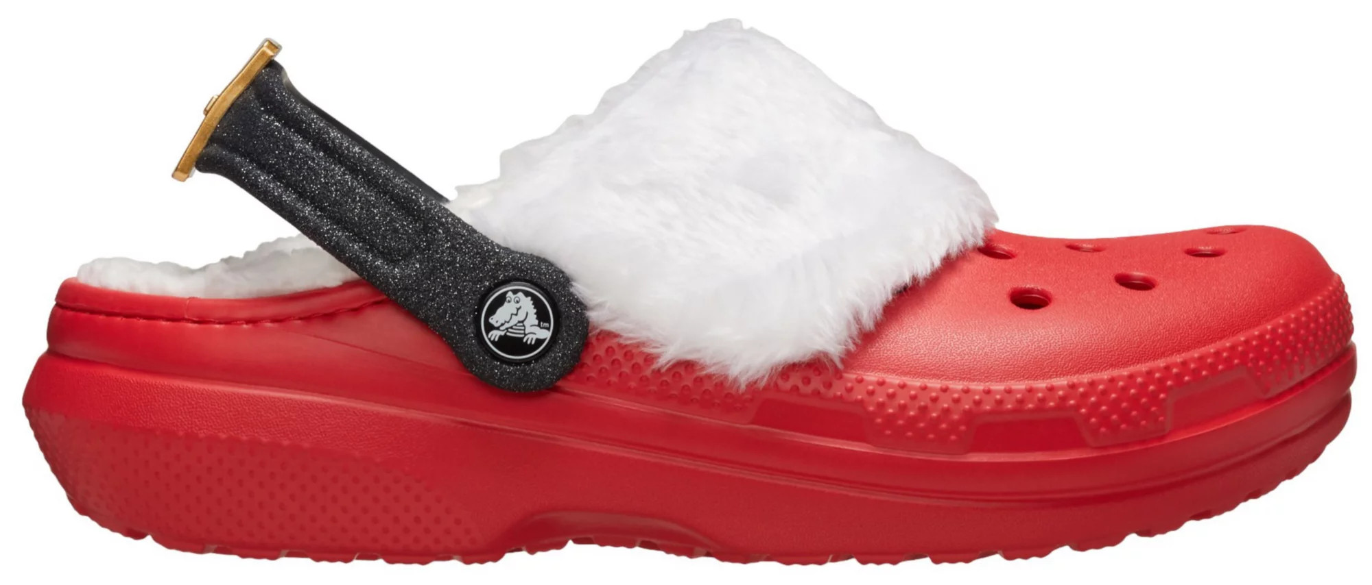 Crocs Classic Lined Santa Clogs, Men's, M9/W11, Varsity Red/Multi | DICK'S Sporting Goods