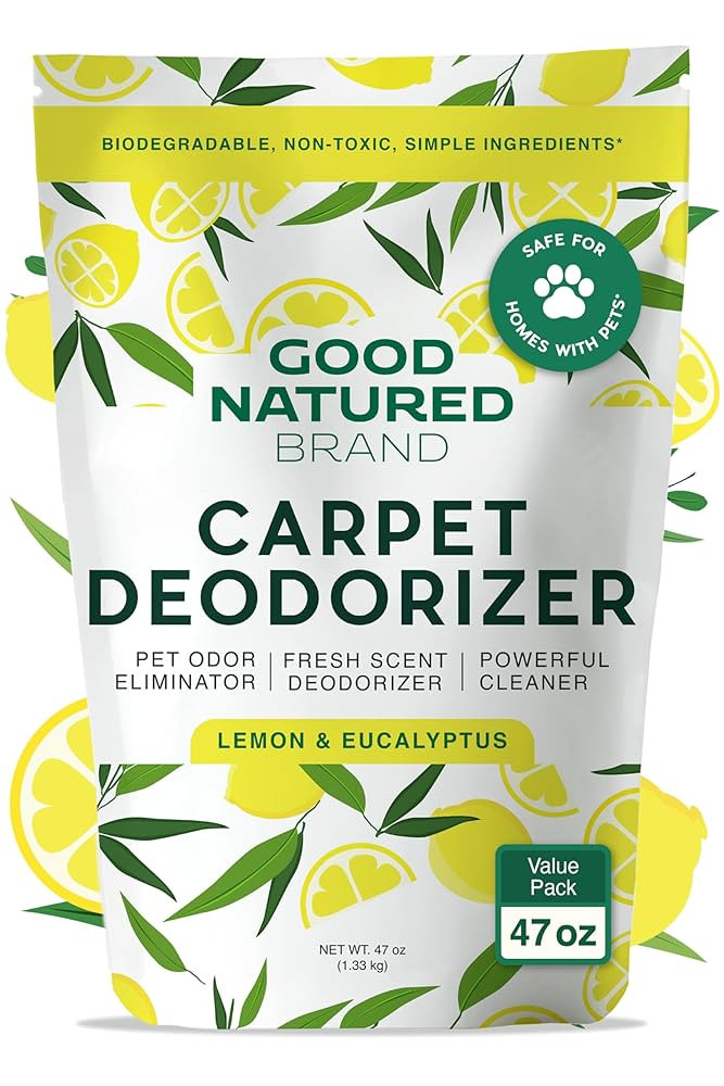 Good Natured Brand | Carpet Deodorizer & Freshener Powder | 47 oz Pet Odor Eliminator for Strong ... | Amazon (US)