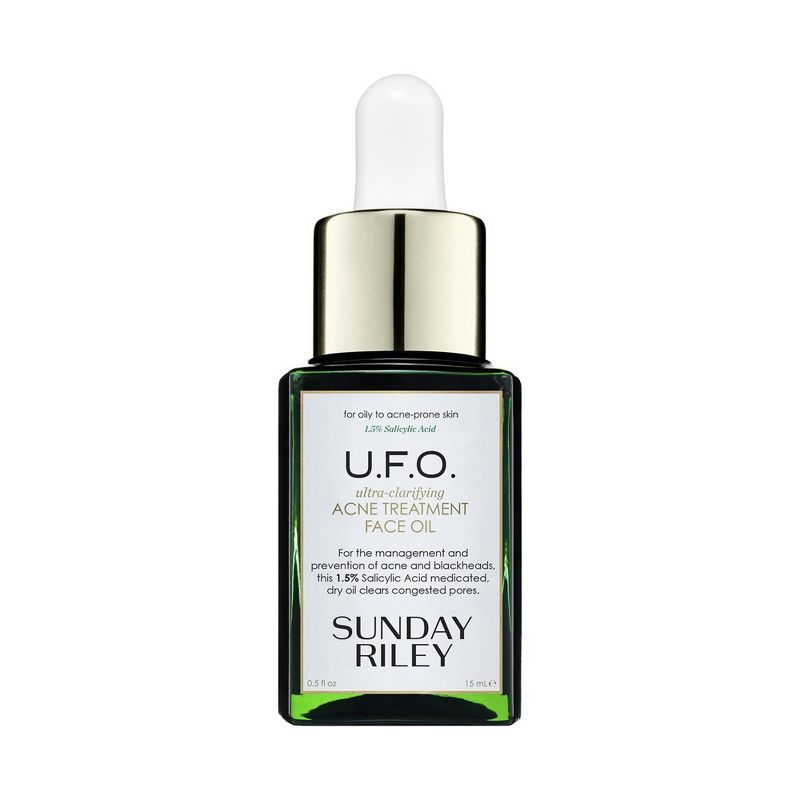 Sunday Riley U.F.O. Ultra-Clarifying Acne Treatment Face Oil - 0.5 fl oz - Ulta Beauty | Target