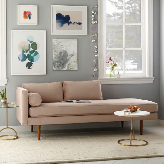Monroe Mid-Century Chaise Lounger | West Elm (US)