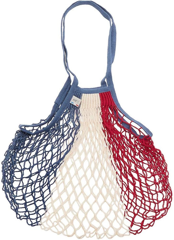 French Market Net Bag Red White Blue - Made in France | Amazon (US)