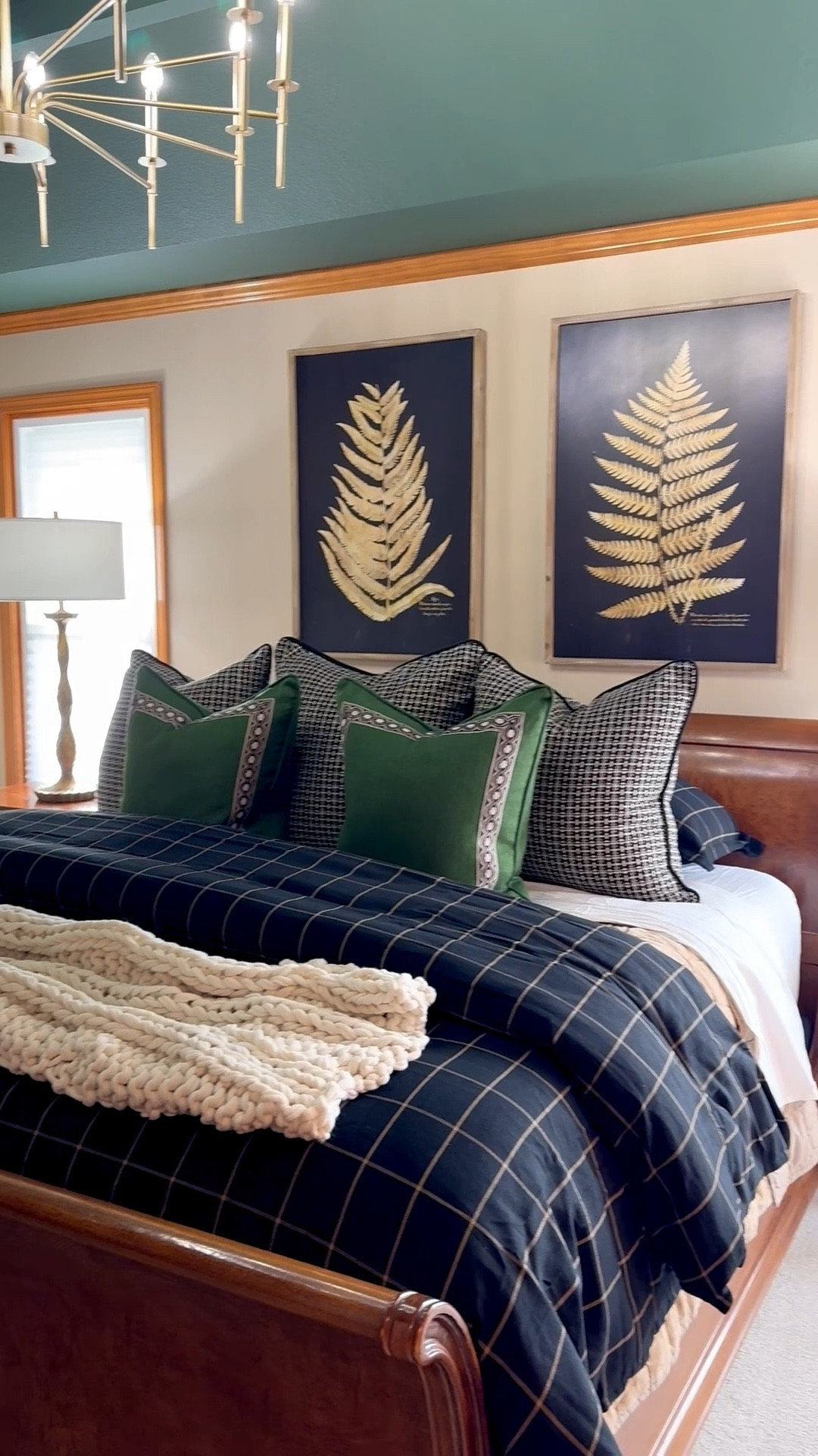 One of the easiest ways to make your bedroom feel expensive and designer-styled is learning how to properly layer your bed.

We always start with crisp sheets, add a structured duvet, layer oversized pillows for fullness, and finish with a cozy throw for texture. Those layers are what give a bed that luxurious, inviting look instead of feeling flat.

This bedroom came together beautifully with rich green accents, classic neutrals, and timeless patterns that make the whole space feel warm and elegant.

If you want your bedroom to feel cozy, polished, and professionally styled, we linked the bedding and pillows from this install for you.

#bedroomdecor #bedstyling #layeredbedding #luxurybedroom #interiordesign #traditionalhome #cozyhome #bedroominspiration #homedecorideas #ltkhome #ltkfinds

#LTKHome