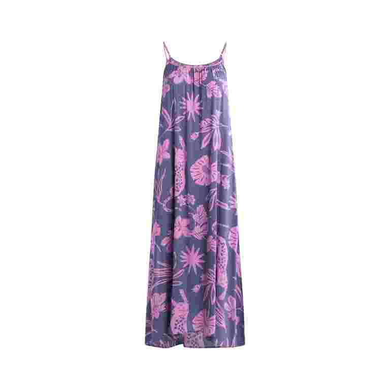 Joyspun Women’s Sleepwear Woven Strappy Maxi Nightgown, Sizes S-4X | Walmart (US)