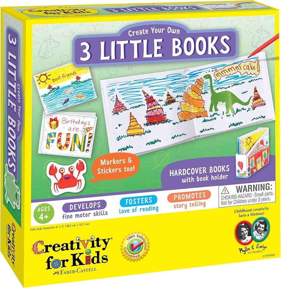 Creativity for Kids Create Your Own 3 Bitty Books | Amazon (US)