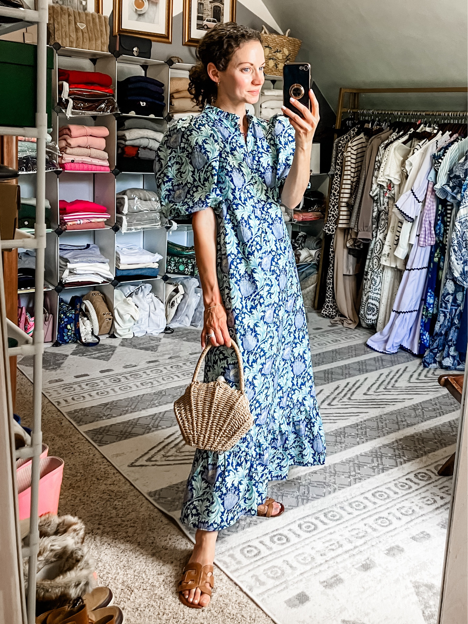A flora cotton dress for a warm summer day!
Dress is old from Tuckernuck, linking similar. 
Gold hoops are old, linking similar. 
Gold bracelet is from a local boutique, linking similar. 
Seashell bag from Chicwish. 
Brown leather sandals are from Sam Edelman. 
Petite outfit. Summer dress. Modest outfit. Vacation outfit. 

#LTKootd #LTKmomlife #LTKdayinmylife