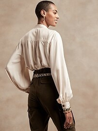 Balloon-Sleeve Top | Banana Republic (CA)