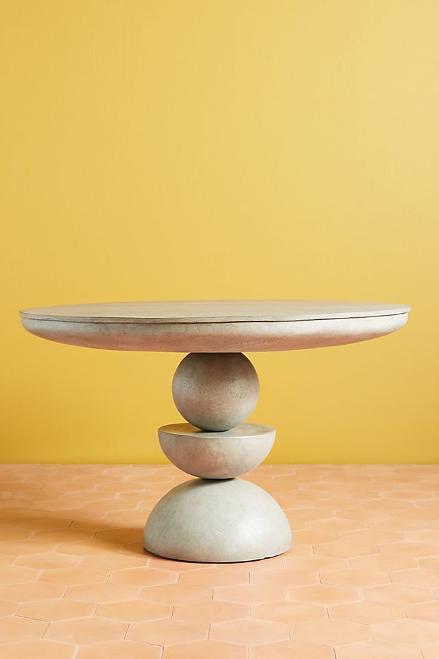 Sonali Cement Indoor/Outdoor Dining Table | Anthropologie (US)
