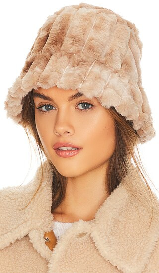 Torrie Bucket Hat in Brown | Revolve Clothing (Global)