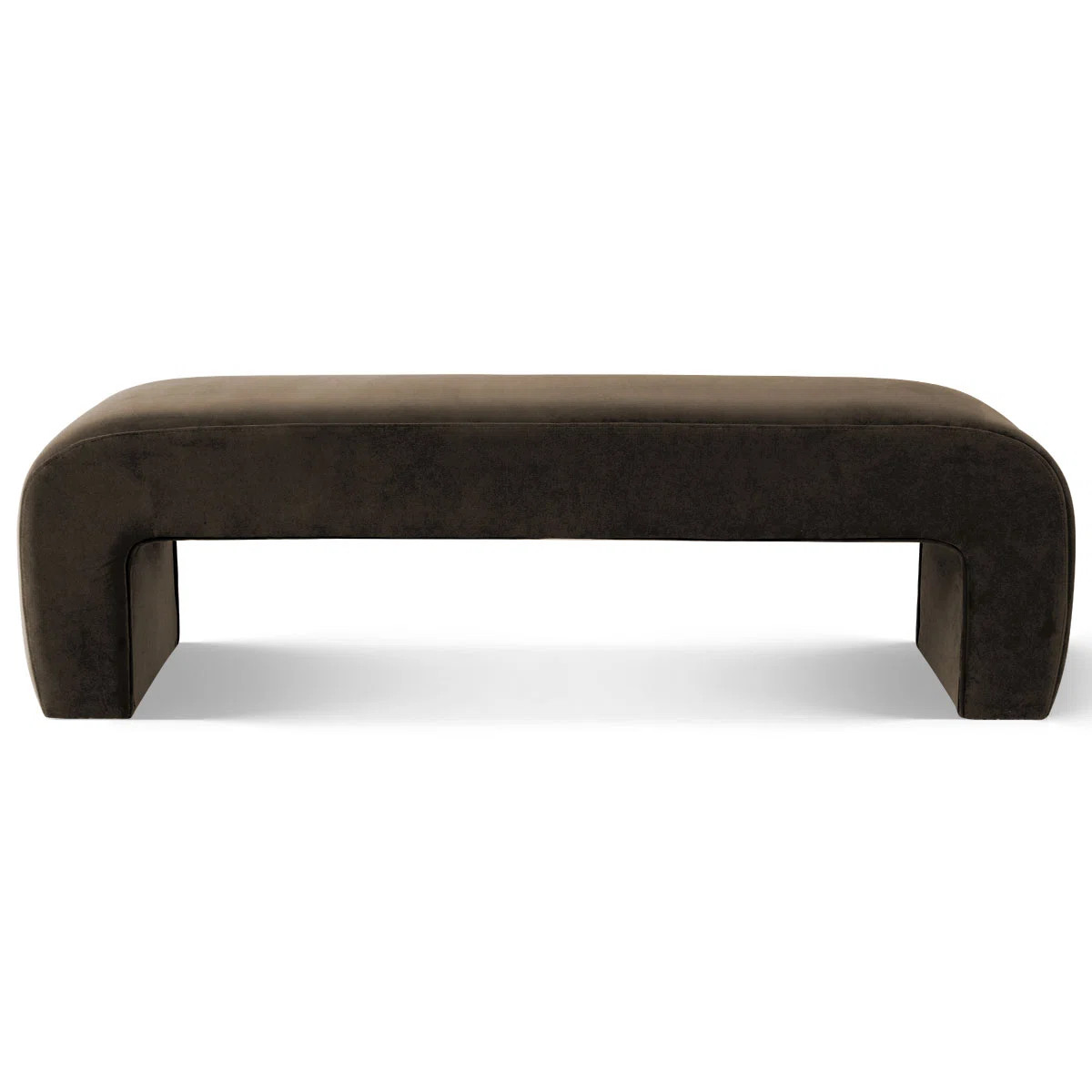 Floranda 60" Fully Velvet Upholstered Waterfall Entryway Bedroom Bench | Wayfair North America