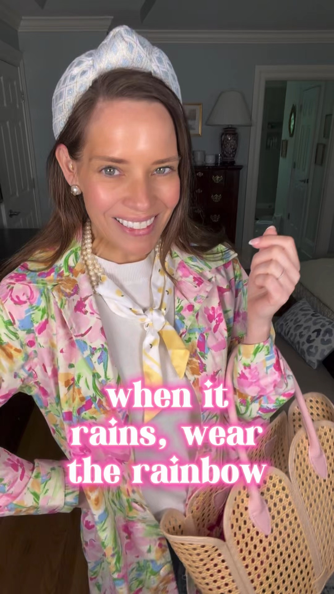 Rainy Day Preppy Outfit with Floral Rain Jacket ☔️🌸

A little rainy day outfit inspiration with the prettiest floral rain jacket and cozy neutral basics ☔️🌸 Styled this look with straight leg denim, blush pink loafers, layered pearls, and a silk scarf for a classic grandmillennial feel. The floral raincoat adds the sweetest colorful touch while still being practical for gloomy weather ✨

This outfit is perfect for rainy errands, school pickup, travel days, casual lunches, or cool spring and summer mornings. Comfortable, polished, and easy to wear while still feeling feminine and put together 💕

Rainy day outfit, floral rain jacket, preppy casual style, grandmillennial fashion, straight leg jeans outfit, pink loafers, pearl jewelry outfit, silk scarf styling, feminine casual look, coastal grandmother aesthetic, classic preppy outfit, rainy weather fashion, spring layering outfit, colorful raincoat style ☔️🩷🌿

#LTKmomlife #LTKPetite #LTKOver40