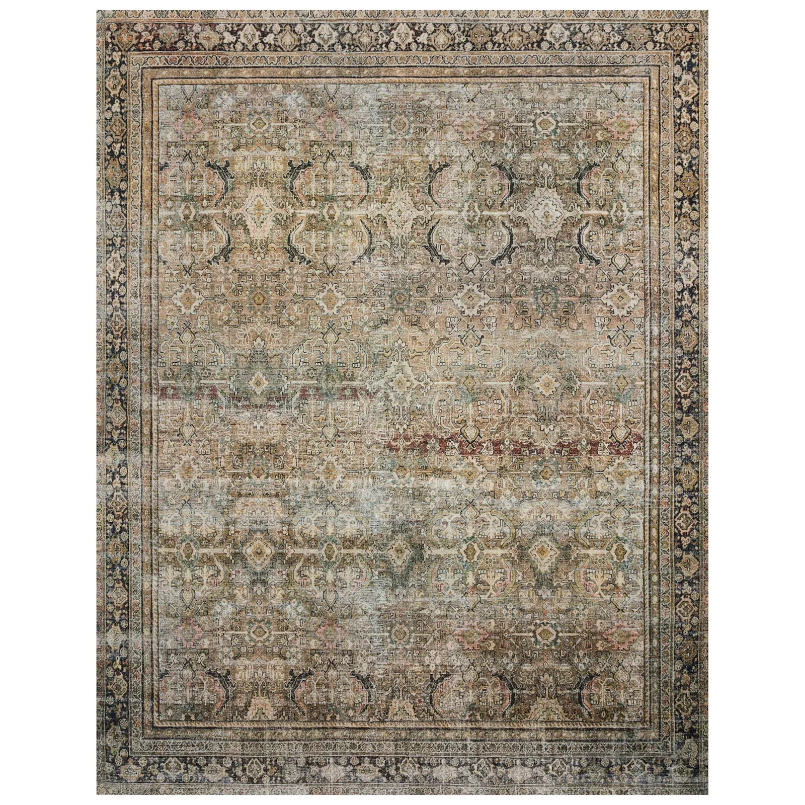Loloi Layla Olive Charcoal Accent or Area Rug, Olive Grey | Kohl's