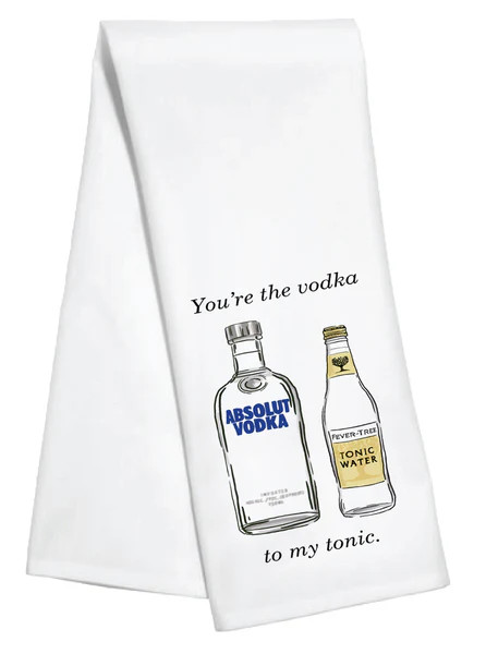 Kitchen Towel - Vodka To My Tonic | Toss Designs