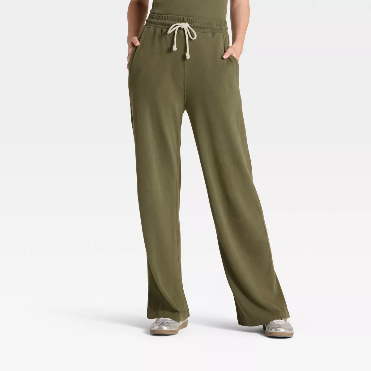 Shop all Universal ThreadWomen's Mid-Rise Relaxed Leg Sweatpants - Universal Thread™ Olive Gree... | Target