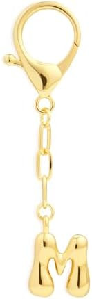 Christmas Stocking Stuffers for Women - Cute Initial Bag Charms, 14K Gold Plated Keychain, Person... | Amazon (US)