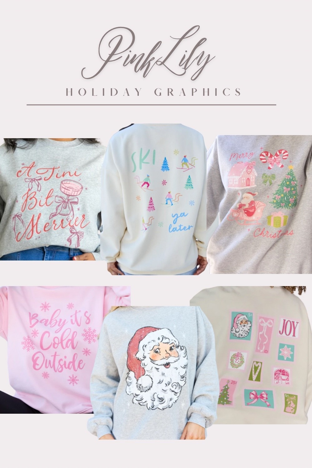 Pink lily has the best holiday graphics! Perfect for Christmas and the holiday winter season. On sale! Extra 20% off today only with code 20extra

#LTKSaleAlert #LTKHoliday #LTKGiftGuide