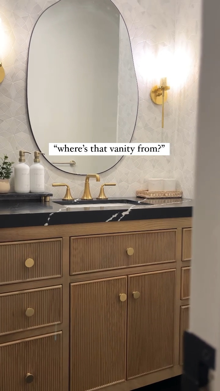 Vanity finish shown in this video is “dark natural” If you don’t see the finish available, please contact Willow Bath for availability 

#LTKhome #LTKVideo #LTKfamily