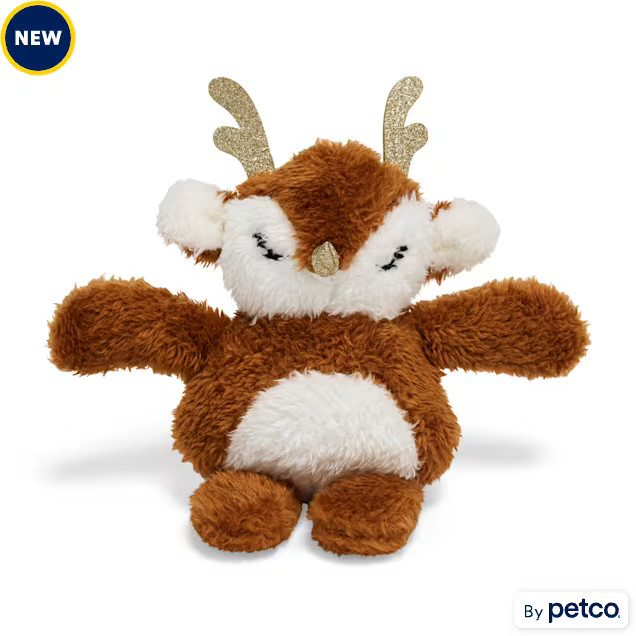 Merry Makings Reindeer Doe Plush Dog Toy, Small | Petco