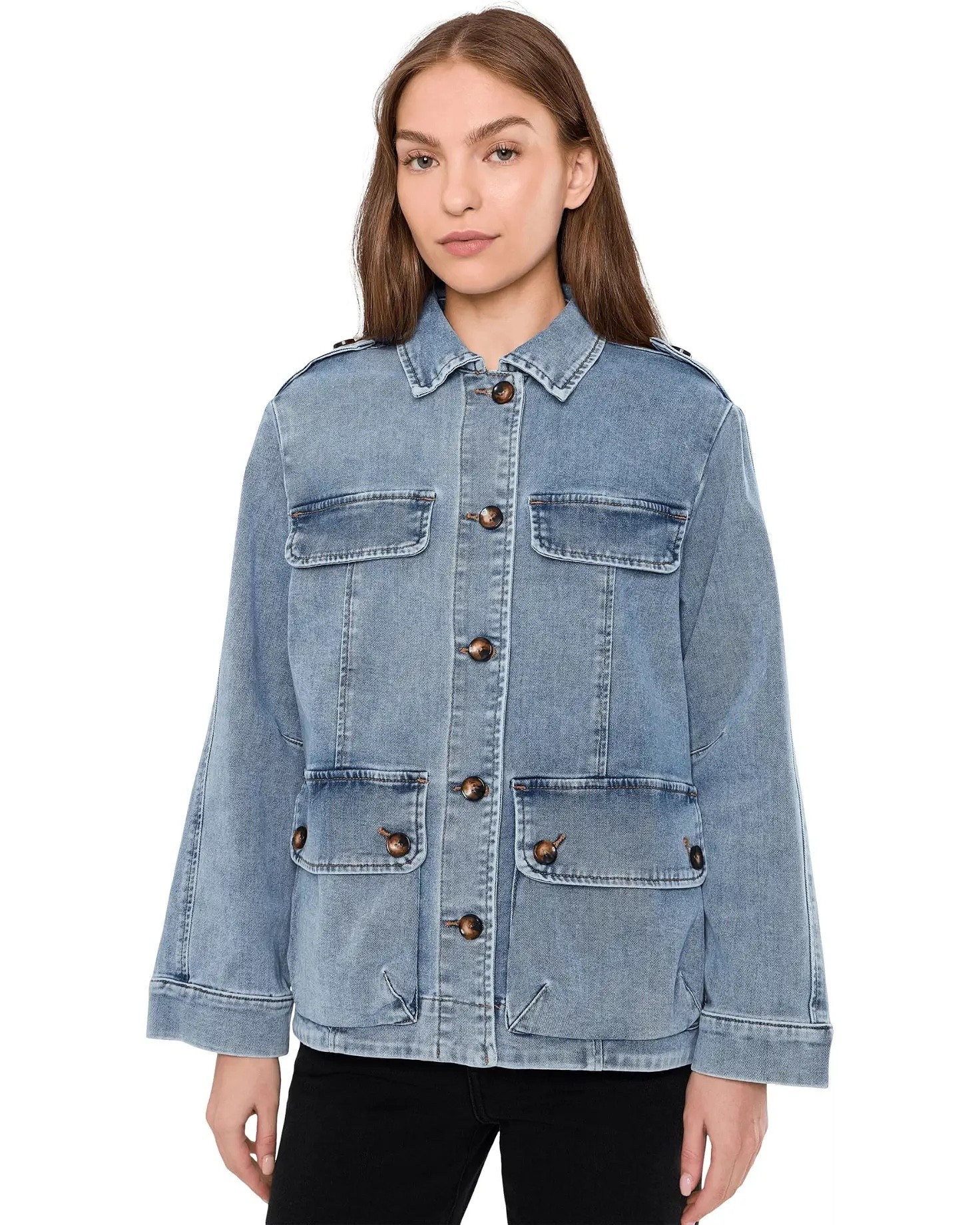 KUT from the Kloth
Callista-Oversize Denim Jacket w/ Front Opening

Callista Oversize Denim Jacket, your new throw-on-and-go essential that nails relaxed polish with modern edge. Designed with a classic collared neck and a clean front opening, this oversized denim jacket brings structure without sacrificing comfort

#LTKSeasonal #LTKTravel #LTKWorkwear
