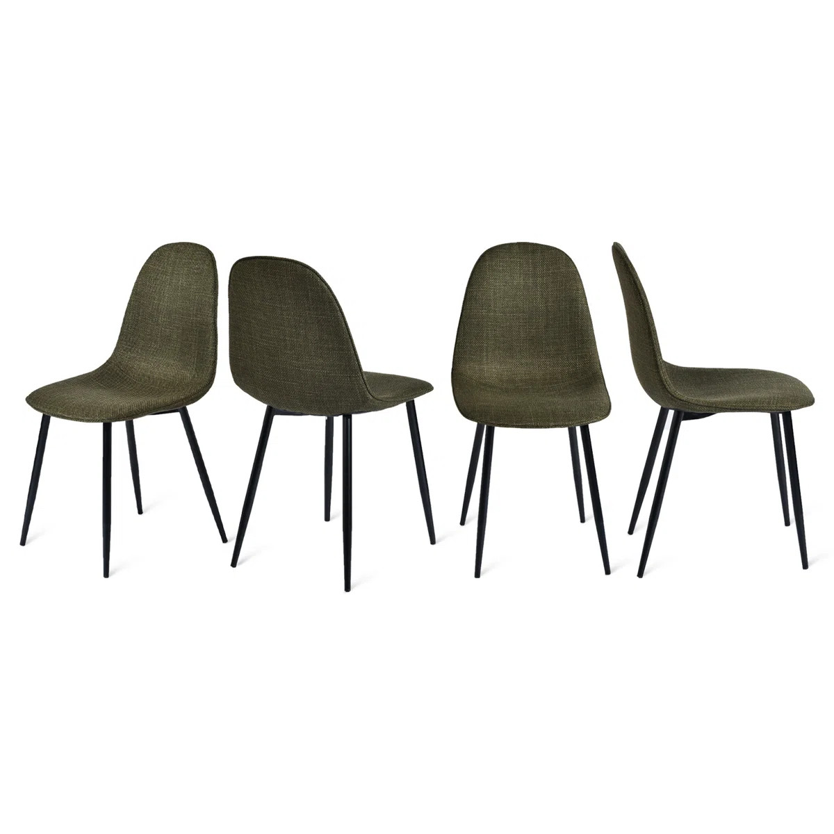 Delfinia Upholstered Side Dining Chair for Living Room Kitchen Dining Room (Set of 4) | Wayfair North America