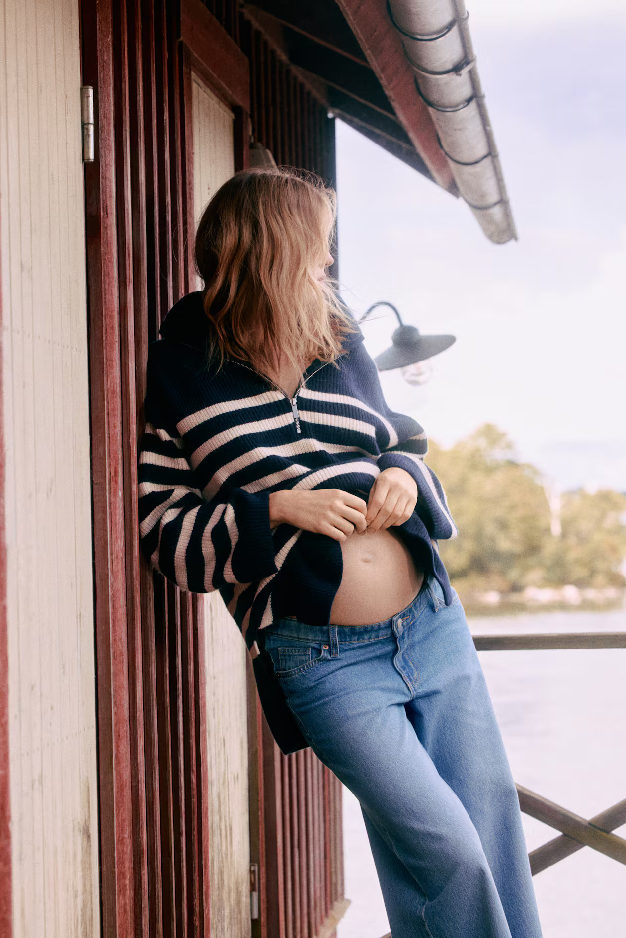 MAMA BEFORE & AFTER WIDE JEANS | H&M (US + CA)