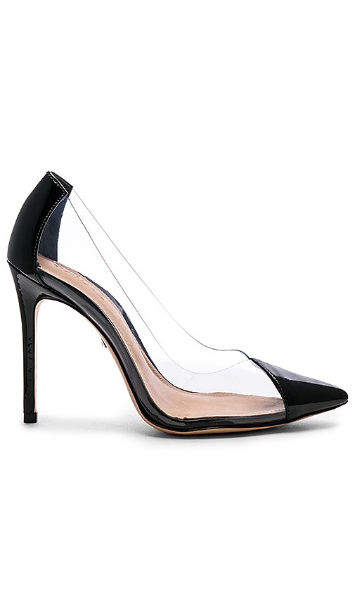 Cendi Heel in Transparente & Black | Revolve Clothing (Global)
