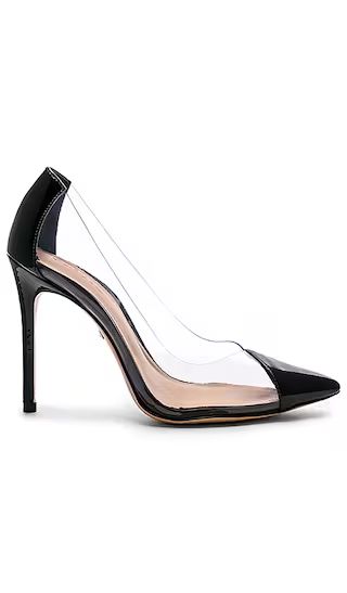 Cendi Heel in Transparente & Black | Revolve Clothing (Global)