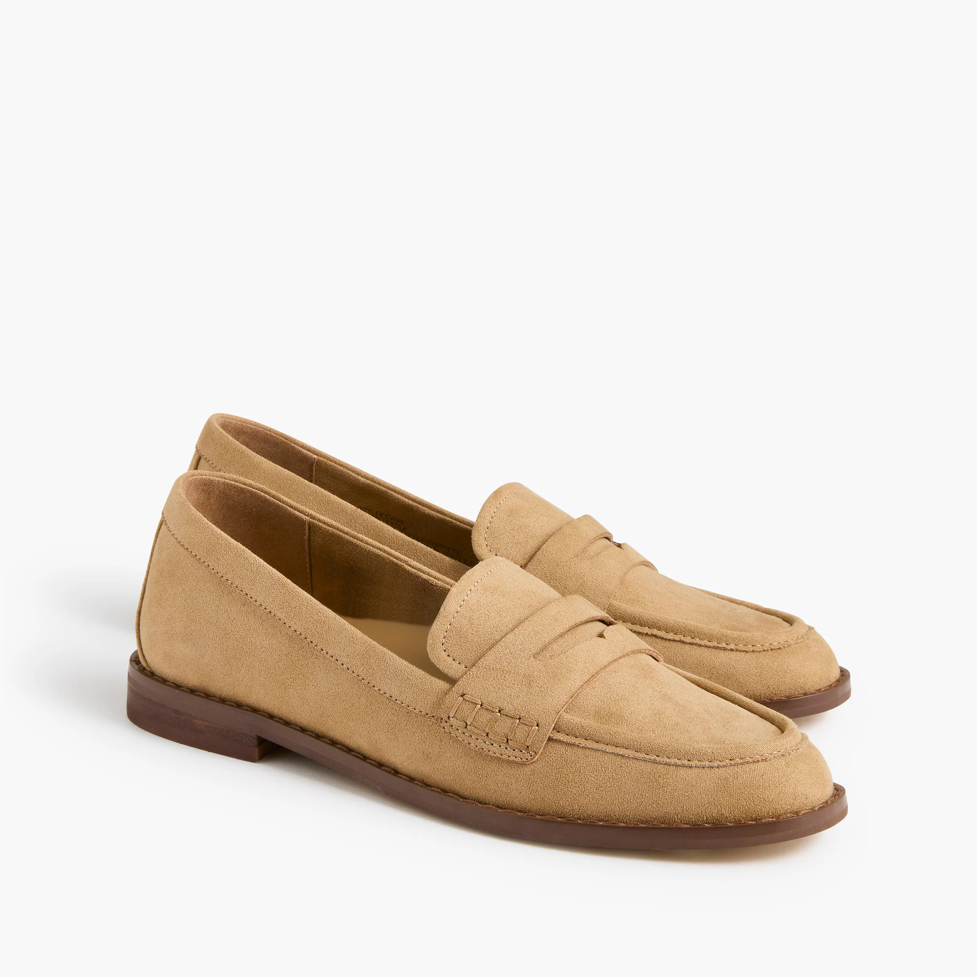 Sueded flex penny loafers | J.Crew Factory