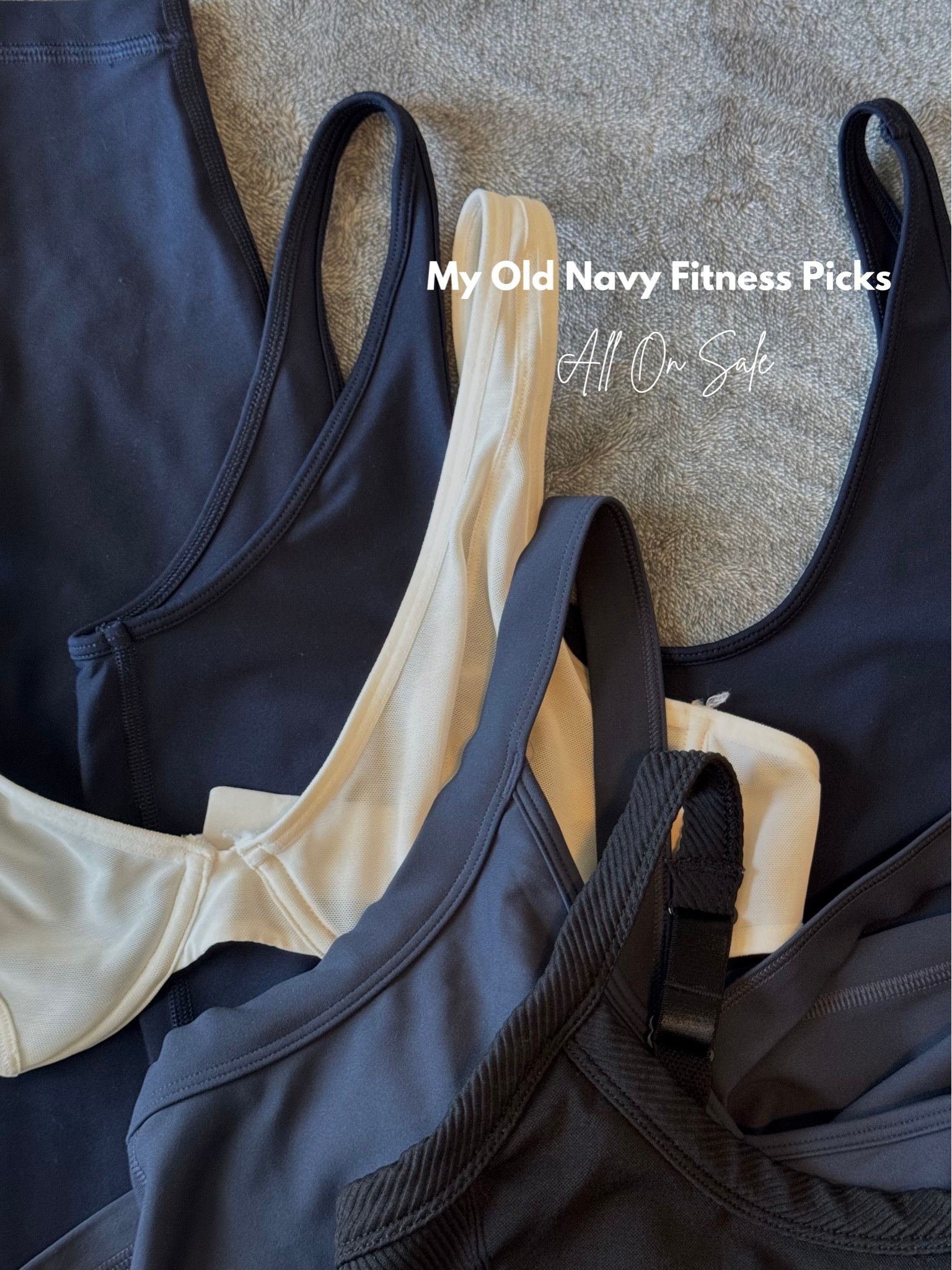 Just got these fitness pieces on Sale at Old Navy! 
They are just perfect for winter because I’ll be wearing them for gym, walks and running errands when I layer them. They are such great bases for winter outfits.
Got all these for under $50 total 

#LTKSeasonal #LTKFindsUnder50 #LTKSaleAlert