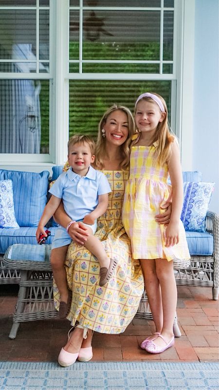 Coordinating spring outfits, family photo outfits. Get 20% off Beyond by Vera with code: MOM20 

#LTKSeasonal #LTKTravel #LTKFamily