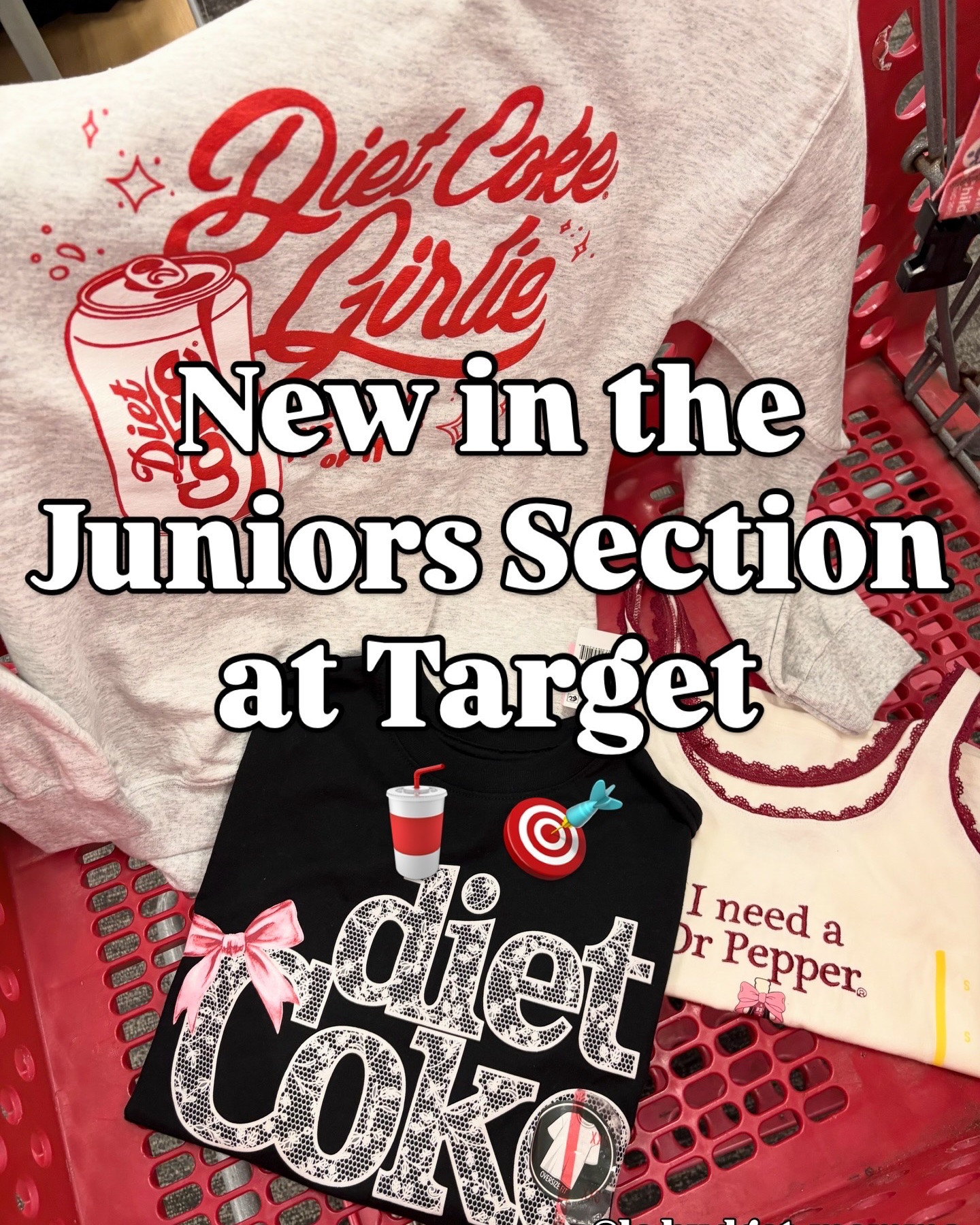 #dietcoke #drpepper #shirt #womens #juniors #targetstyle

#LTKootd #LTKgrwm #LTKSeasonal