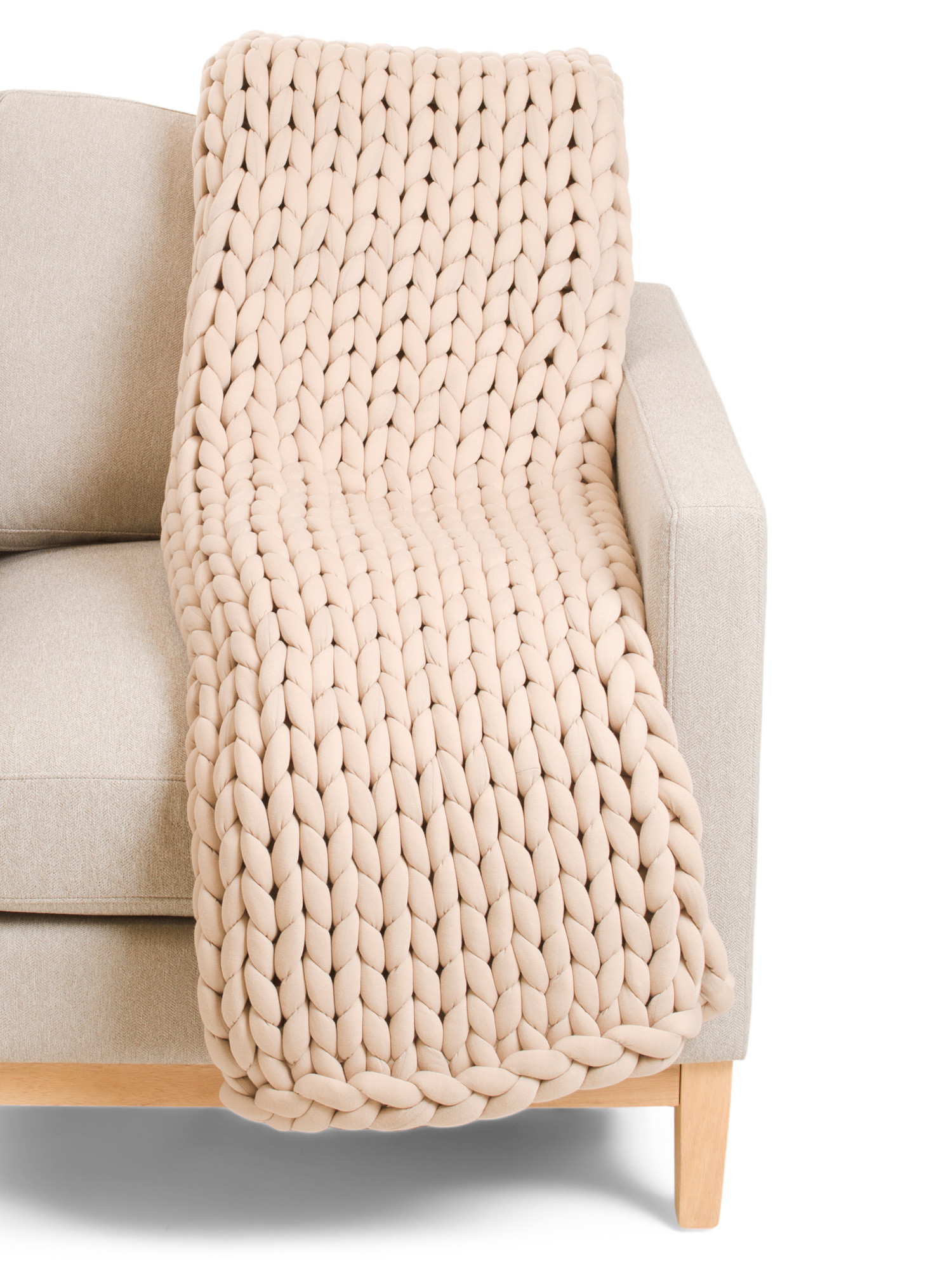 Chunky Heavyweight Braided Knit Throw | Pillows & Decor | Marshalls | Marshalls