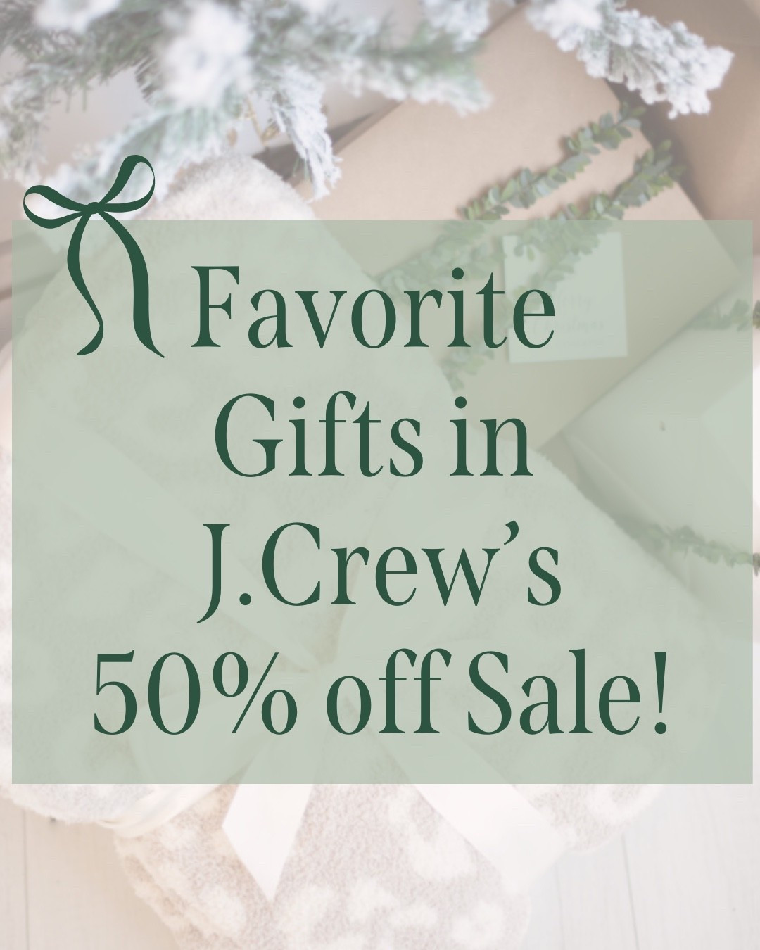 50% off at J.Crew. So many great gifts! Esp for guys! Gifts for him. 

#LTKHoliday #LTKCyberWeek #LTKGiftGuide