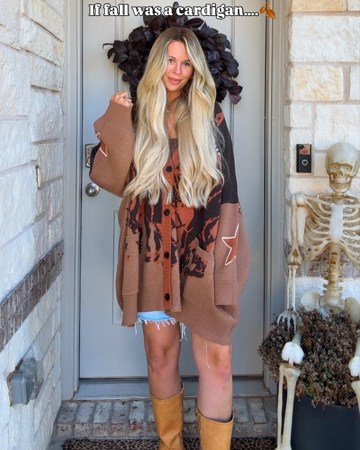 If fall was a cardigan🍂🍂

#LTKSeasonal #LTKStyleTip