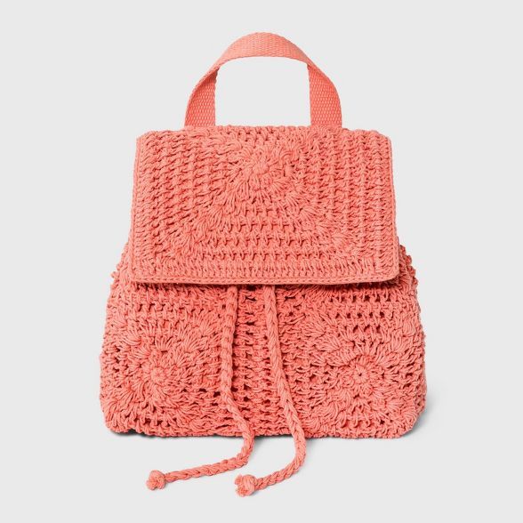 Floral Crocheted Mini Backpack - Wild Fable™ | Target