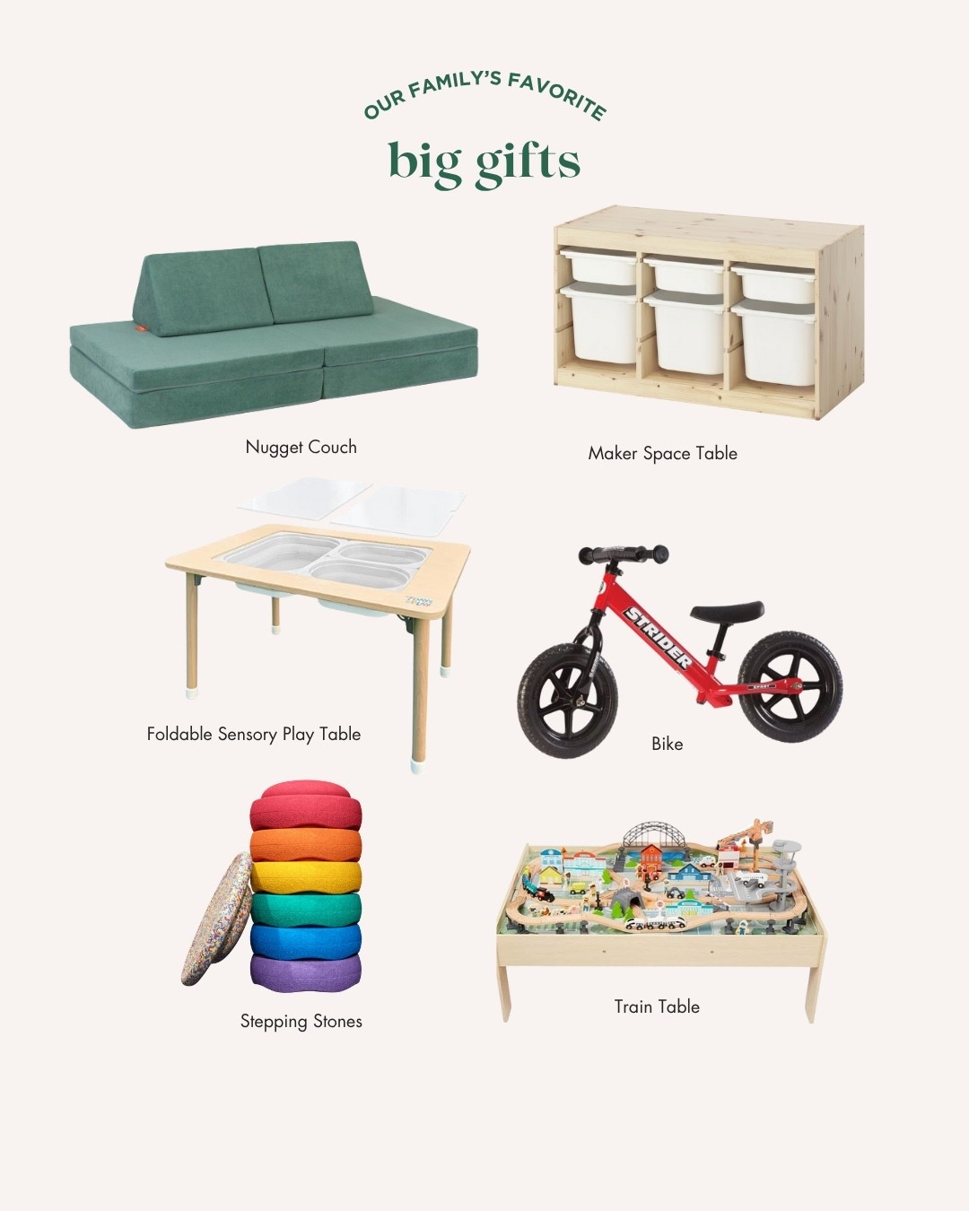 Big gifts that make a big impact! 

#LTKGiftGuide #LTKHoliday #LTKKids