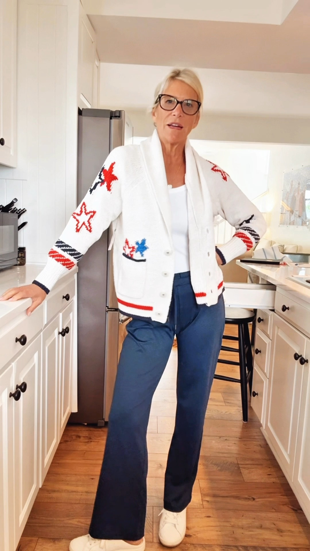 Greatest shawl collar cardigan perfect for celebrating America’s 250 birthday!

#LTKootd #LTKOver40 #LTKSeasonal