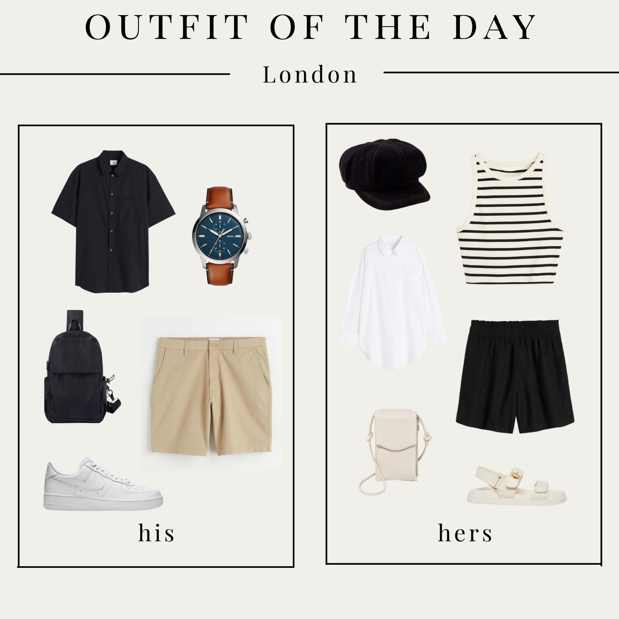 his + hers OOTD in London, England #travel #london #england #europe 

#LTKmens #LTKeurope #LTKtravel