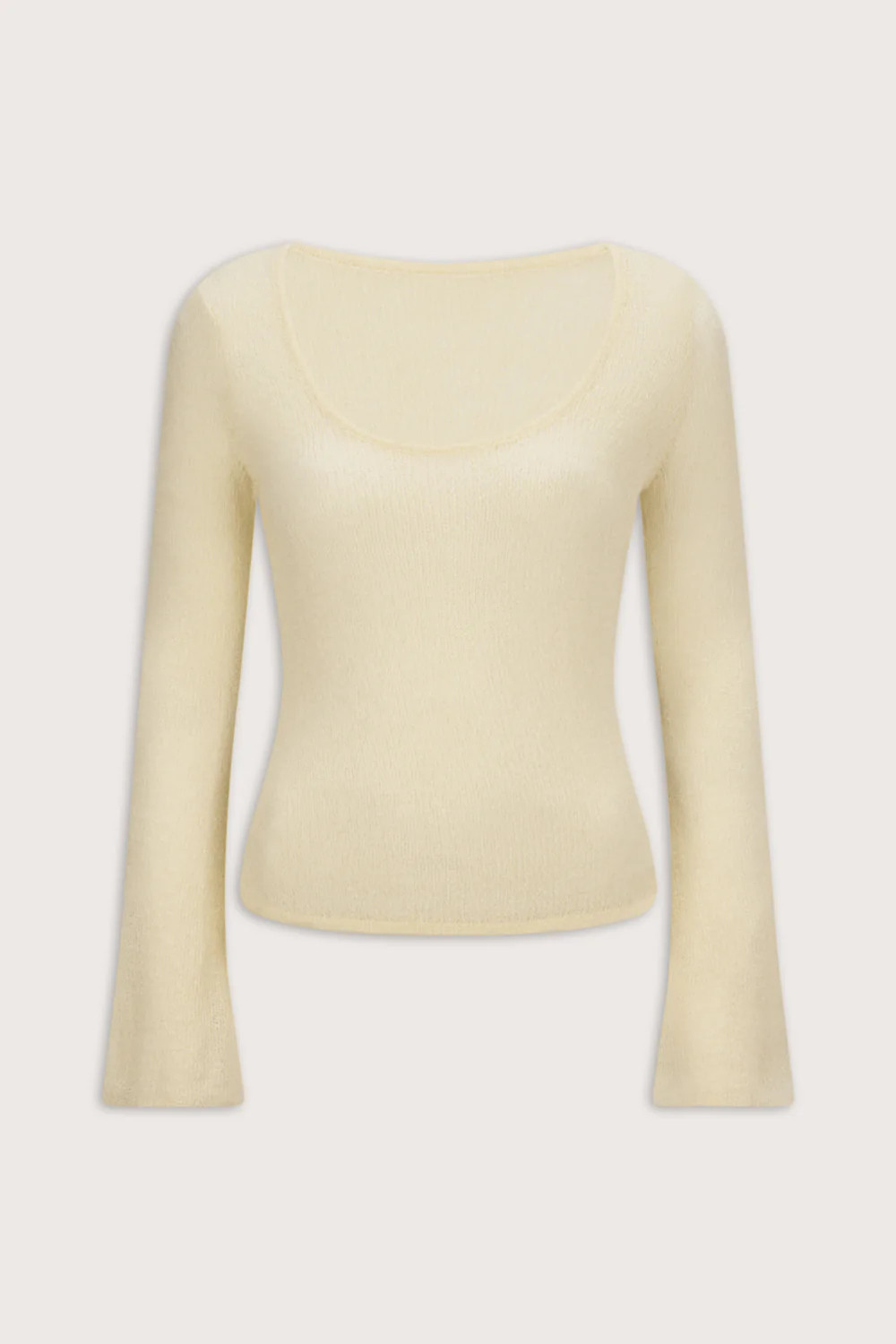 Multiway Long Sleeve Beach Knit Top - Lemon Yellow | TALA (UK)