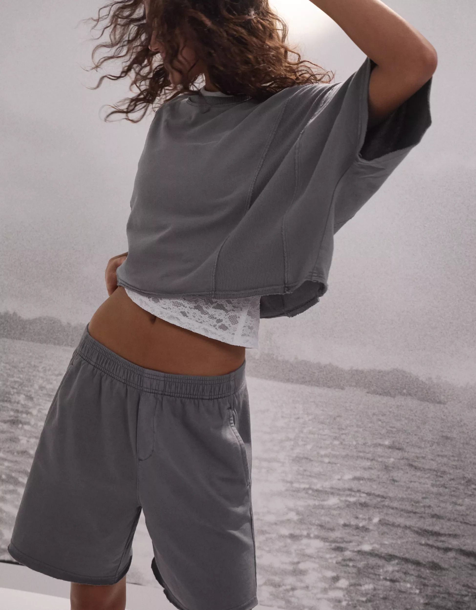 Aerie Let Loose Fleece Short | Aerie