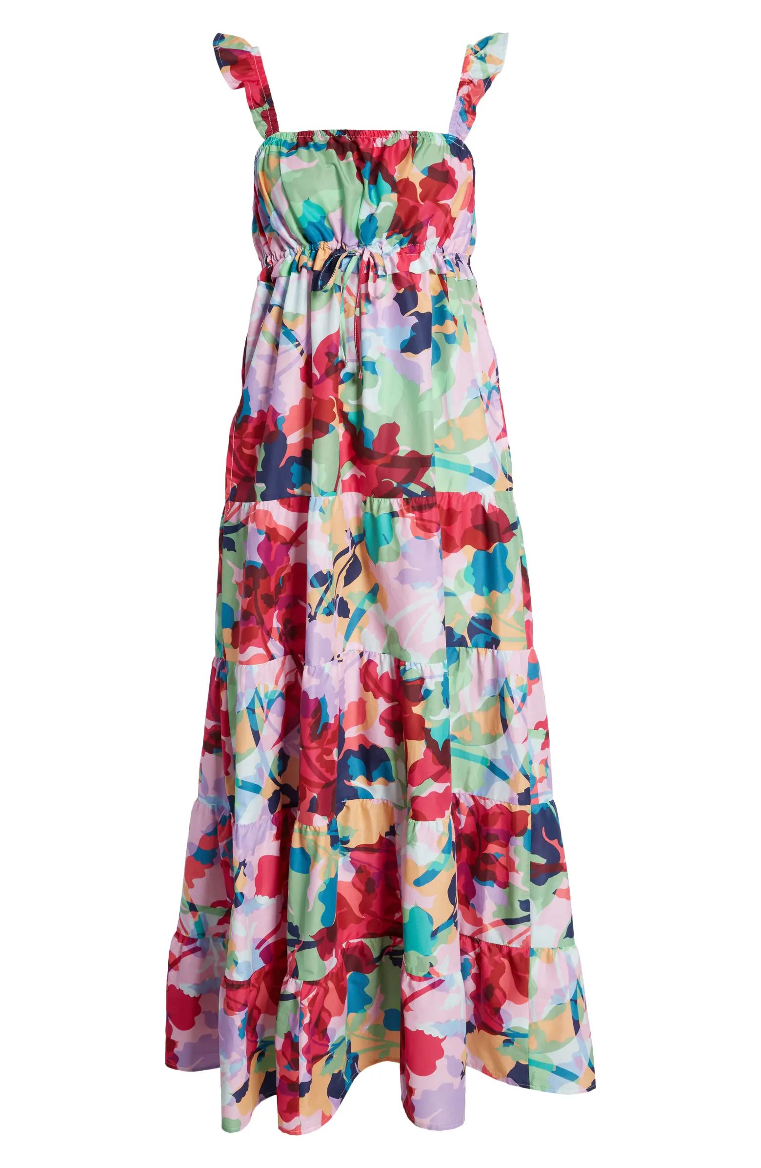 Vacay Bae Floral Cotton Maxi Sundress | Nordstrom