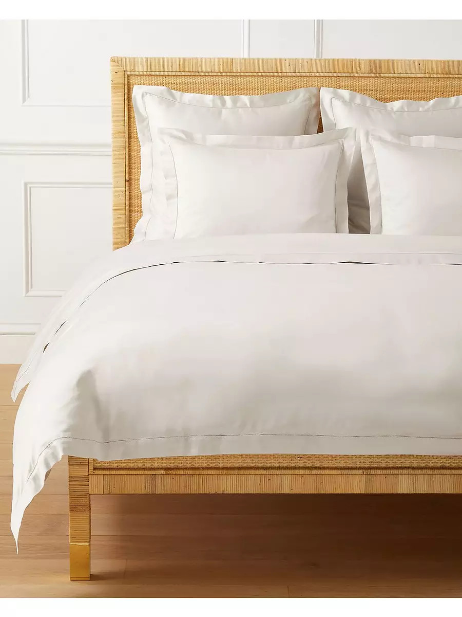 Sutton 610-Thread-Count Italian Sateen Duvet Cover | Serena and Lily