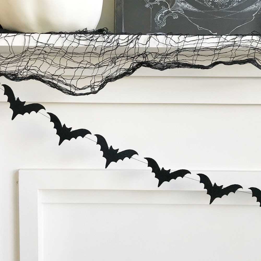 Pearl &amp; Jane Black Bat Garland | West Elm (US)